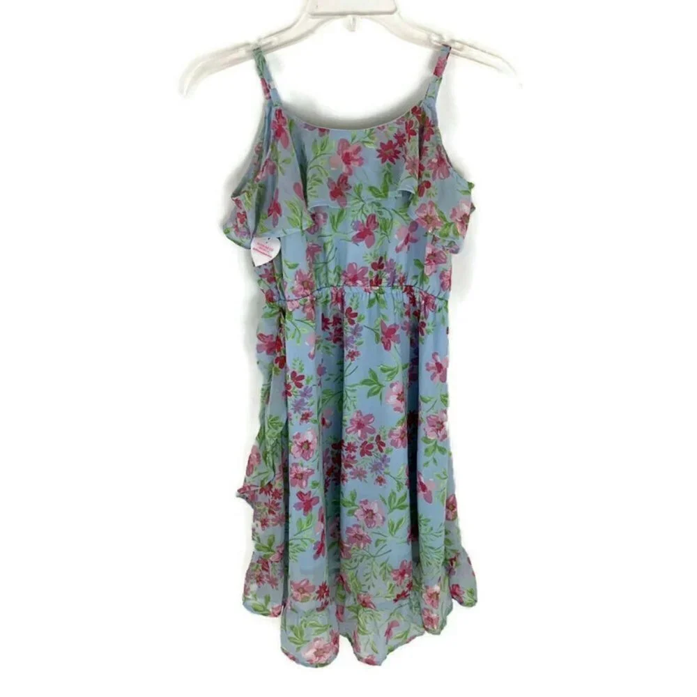 The Children's Place Dress Spring Floral Chiffon Size 10/12 NWT